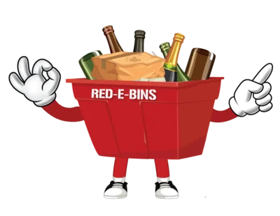 Binny, the Red-E-Bins mascot